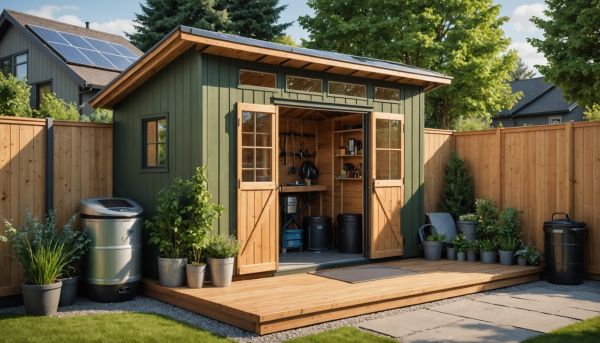 Construire un abri de jardin écologique : matériaux et méthodes