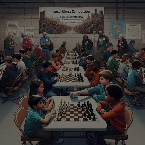 Comment organiser une compétition d'échecs locale pour promouvoir le jeu stratégique parmi les jeunes ?